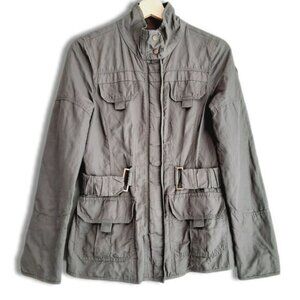 TOM TAILOR \ Neutral Utility Style Casual Jacket Taupe Gray Sz XS